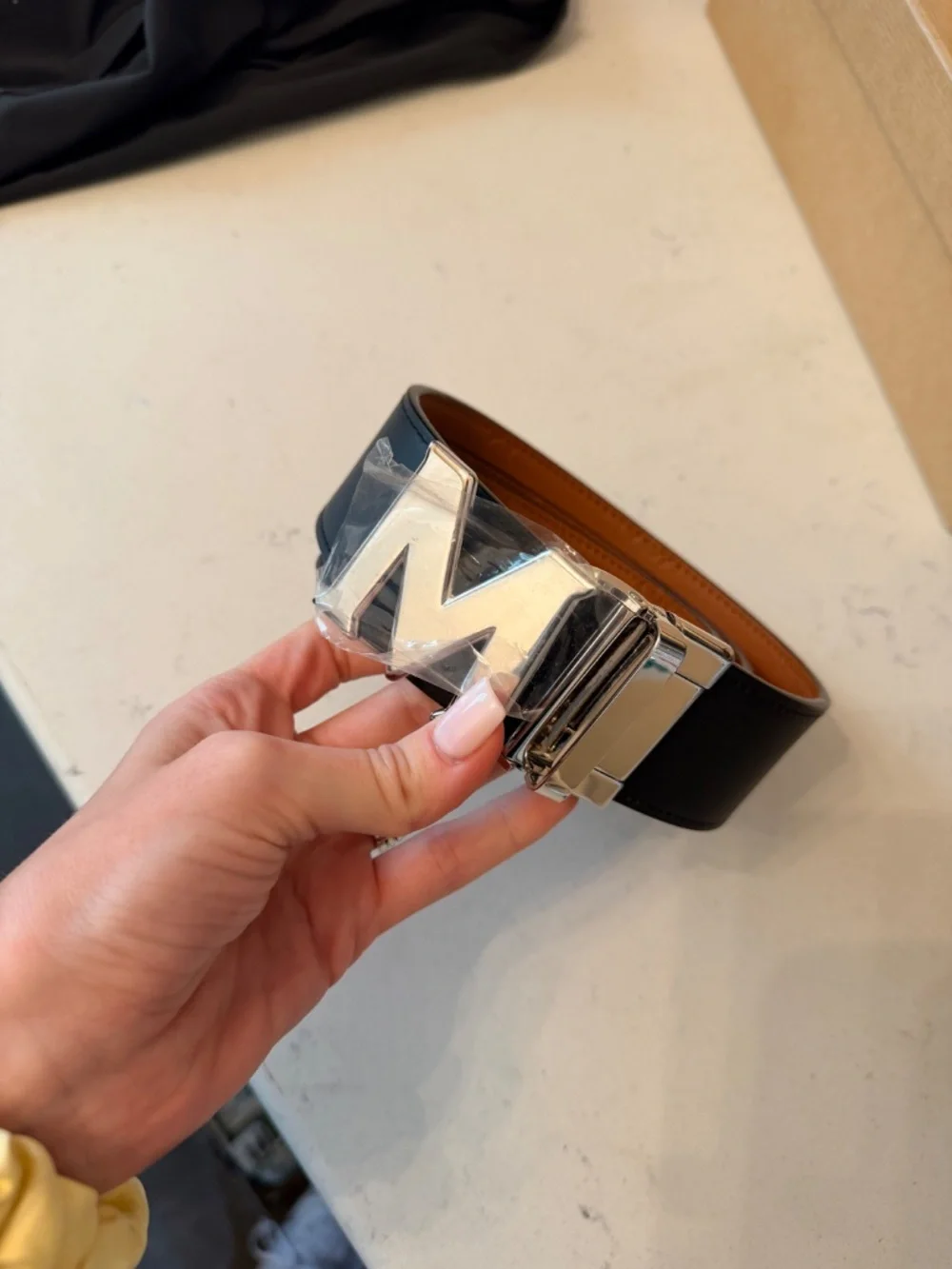 MCM designer belt